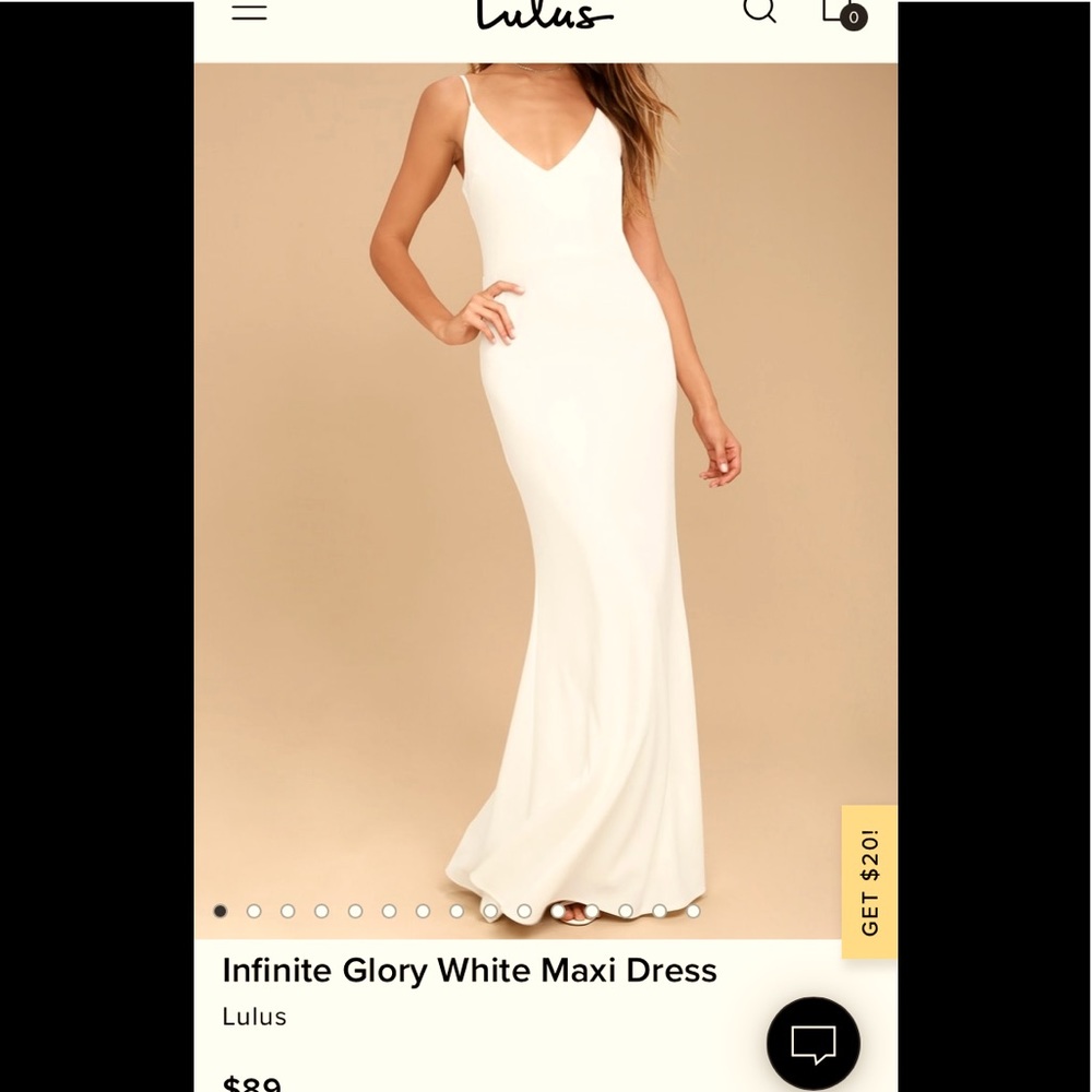 “Infinite Glory” White Bridal Gown